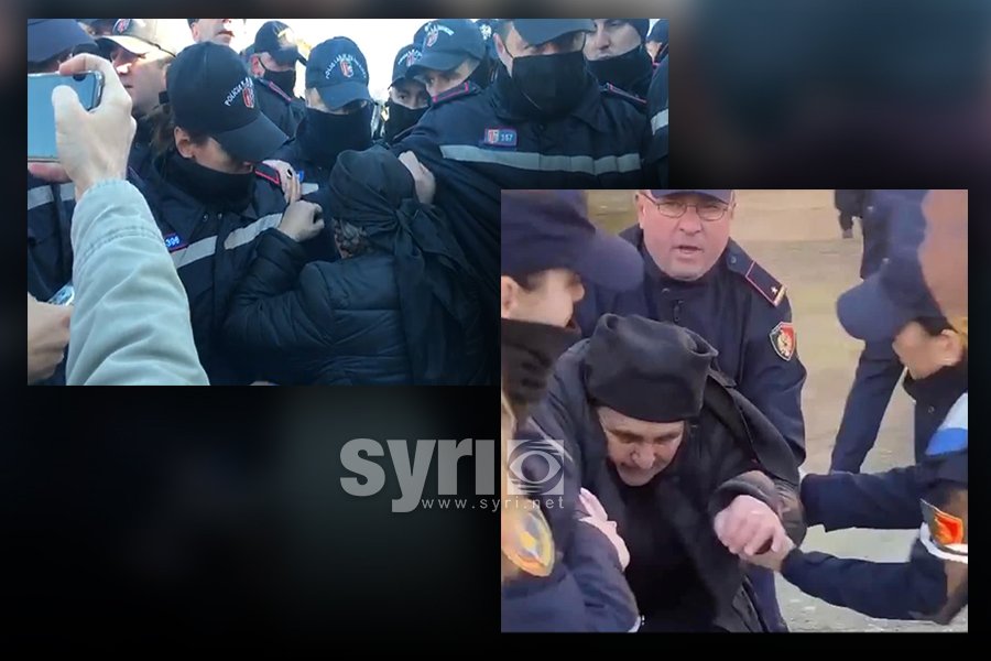 VIDEO/ Policia dhunon të moshuarën që po mbronte shtëpinë e saj