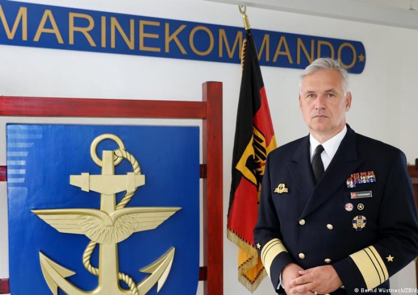 Kreu i Marinës Gjermane dorëhiqet pas deklaratave mbi konfliktin Rusi-Ukrainë