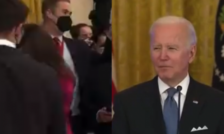 VIDEO/ Mikrofoni ndezur, Biden dëgjohet duke fyer rëndë një gazetar
