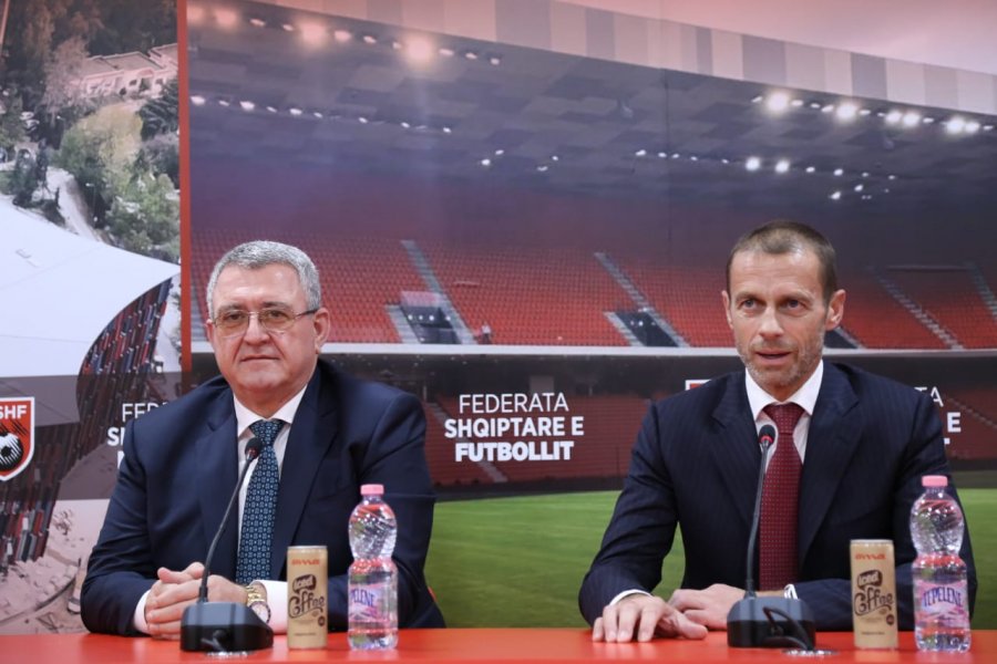 UEFA President Ceferin to visit Albania after political attacks against Albanian FA President Duka