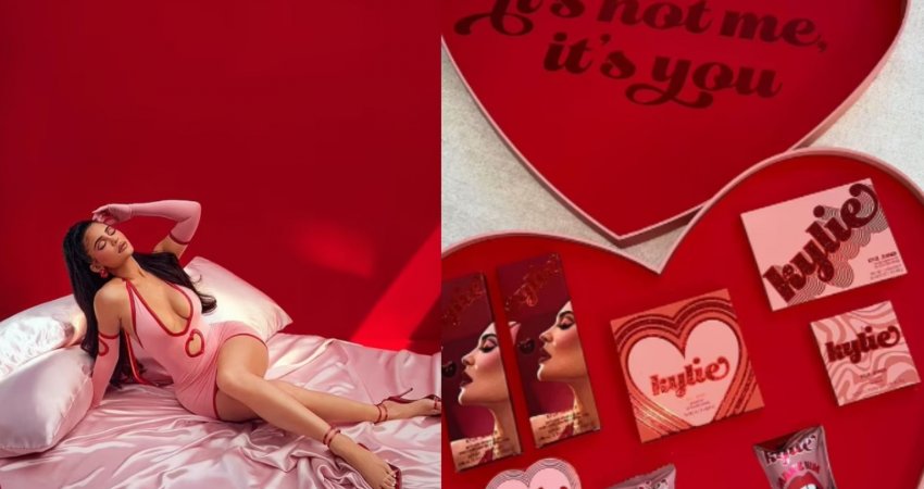 Kylie Jenner publikon koleksionin e ri të makijazhit që do lansoj për “Shën Valentin”
