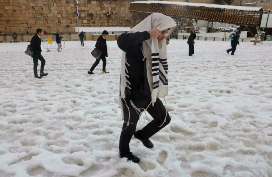 Израиль снег
