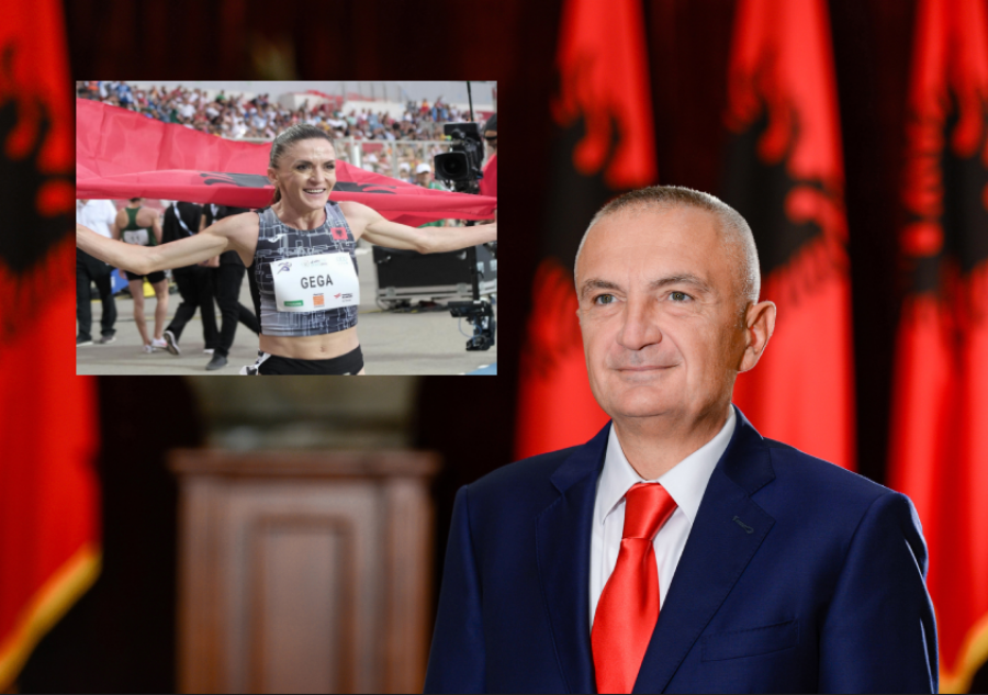 Presidenti Meta uron Luzia Gegën për medaljen e artë në Lojërat Mesdhetare