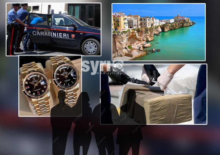‘Drogë, euro cash, ora ‘Rolex’ dhe prona në bregdet’/ Arrestohen 9 persona në Itali, mes tyre bosi shqiptar  
