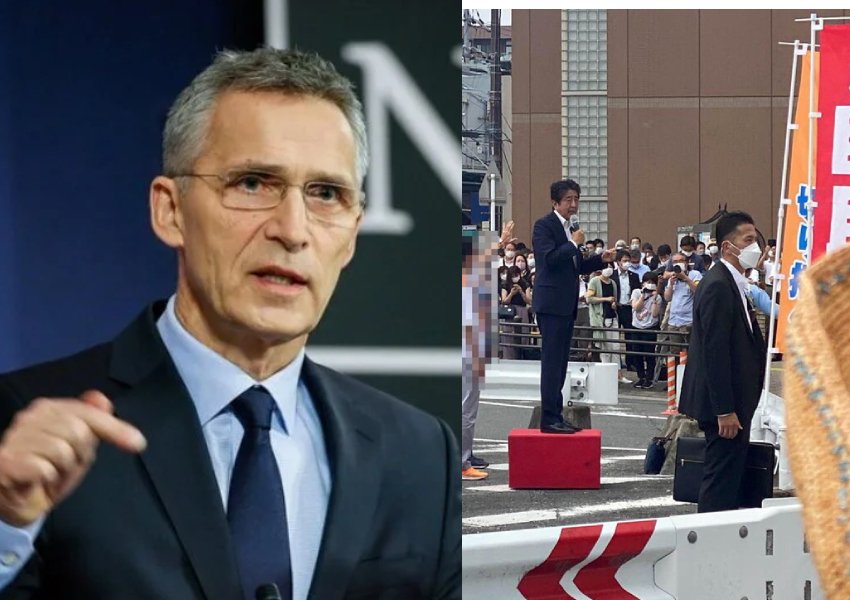 Shefi i NATO-s Stoltenberg i tronditur nga sulmi ndaj ish-kryeministrit japonez