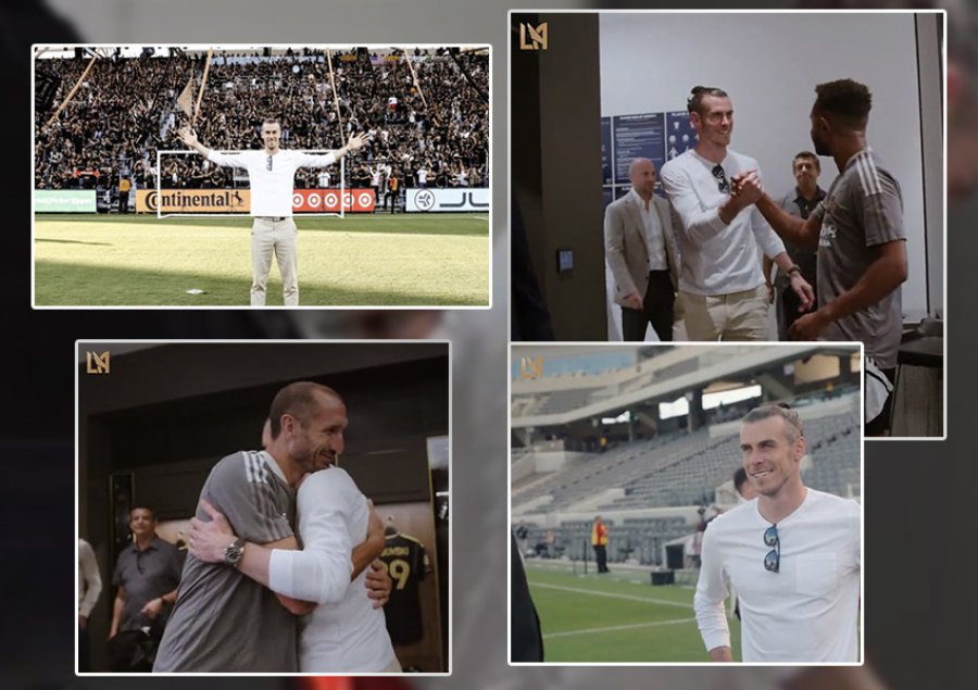 VIDEO/ Pritje madhështore nga tifozët, Bale i bashkohet Chiellinit te Los Angelos 
