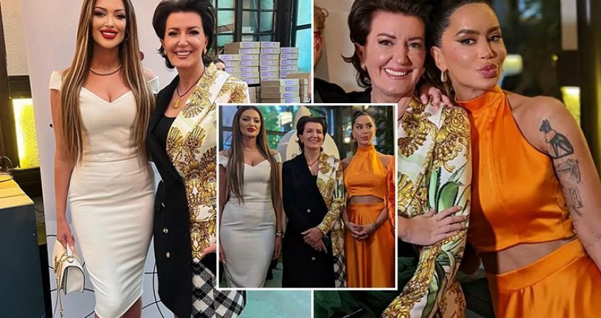 Atifete Jahjaga shkëlqen përkrah Arbnora Ademajt dhe Dafina Zeqirit në promovimin e kampanjës së saj të re