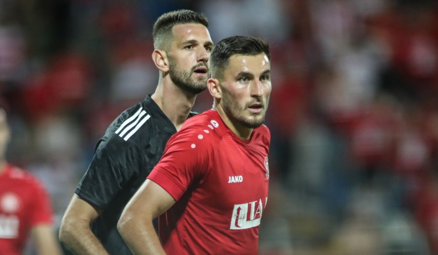 Ende pa gola ndeshja mes Gjilanit dhe Liepajas, pas një çereku lojë
