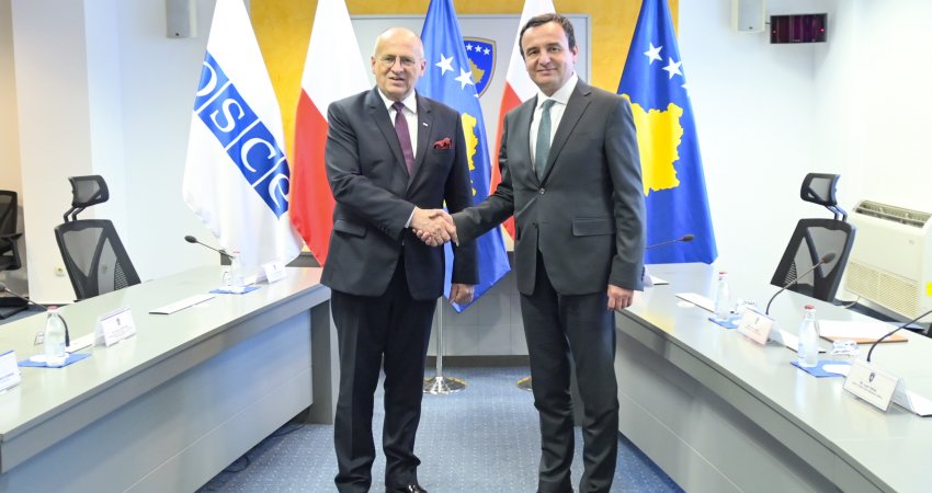 Kurti takohet me kryesuesin e OSBE-së, Rau, flasin për progresin në Kosovë 