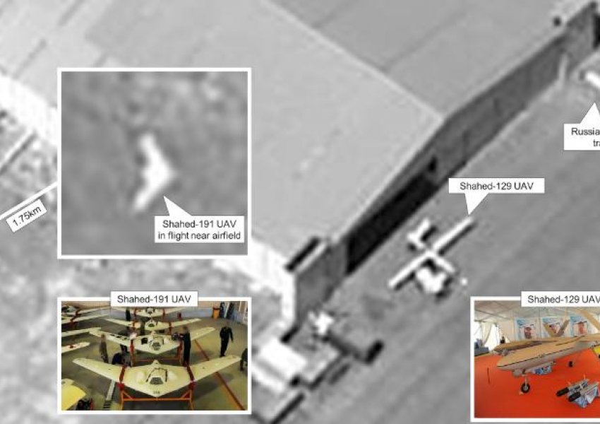 Zbulohen nga imazhet satelitore, rusët vizitojnë Iranin për të ekzaminuar dronët Shahed-191 