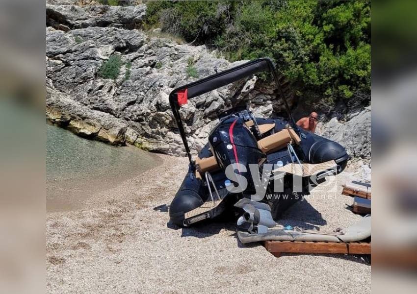 FOTO/ Gomonia i kërcen përsipër dy pushuesve në plazhin e Jalës, të rinjtë përfundojnë në spital  