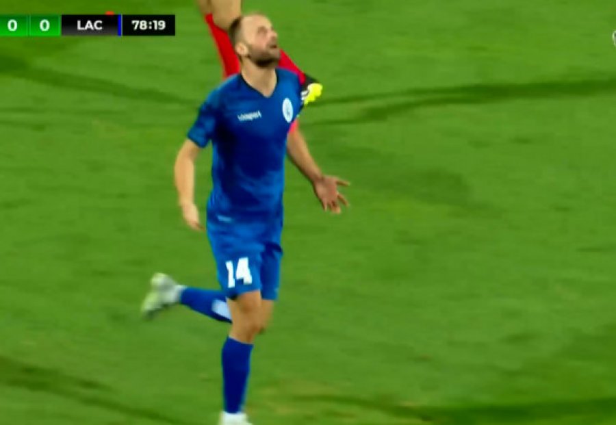 Laçi është heroik në Moldavi, merr barazimin duke luajtur një orë me 10 lojtarë