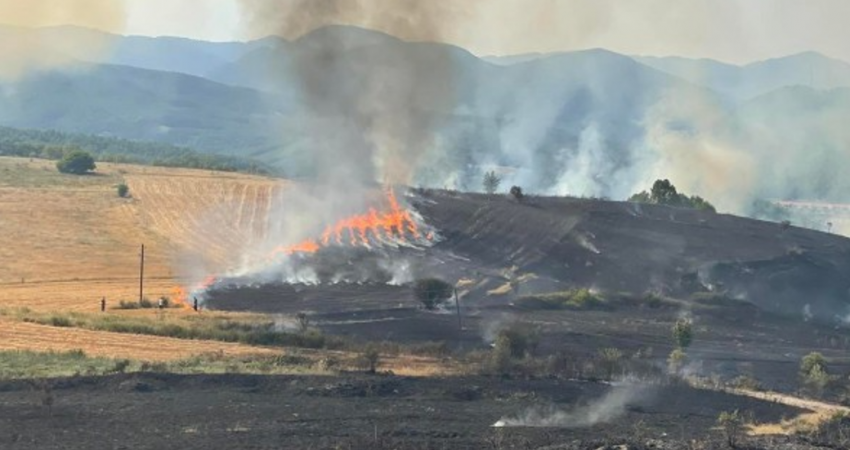 Veriu i Kosovës po digjet, pamjet nga zjarret që po bëjnë çdo gjë shkrumb e hi