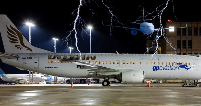 Rrufeja godet aeroplanin në aeroportin 'Adem Jashari' i cili po barte pasagjerë nga Zvicra
