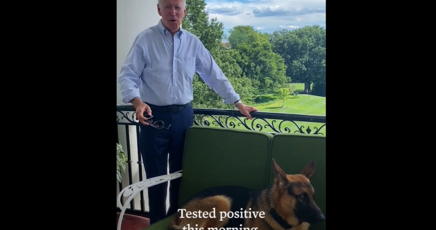 Biden shfaqet krah qenit të tij, tregon gjendjen pas ri-infektimit me koronavirus