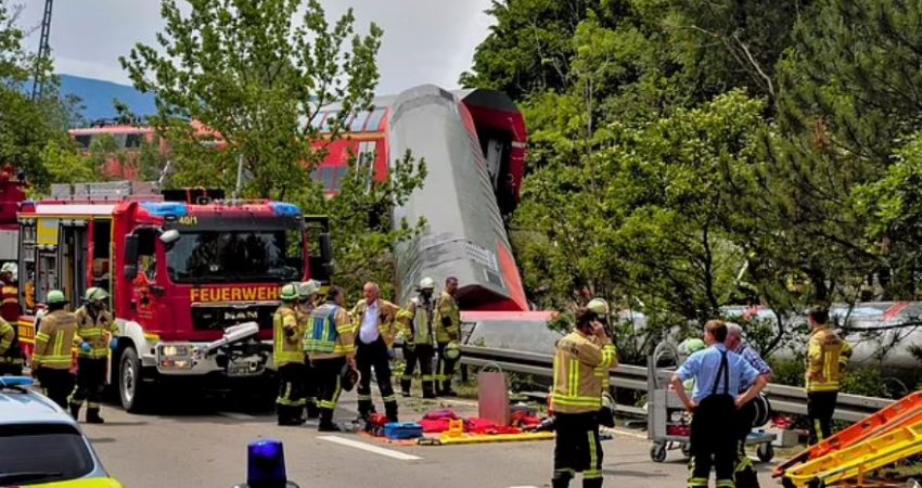 Gjermani: Tre të vdekur e 16 të plagosur rëndë pasi treni del nga shinat