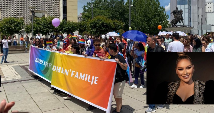 Në Prishtinë u mbajt parada e krenarisë, Vesa Luma jep mbështetjen e saj për LGBTIQ+