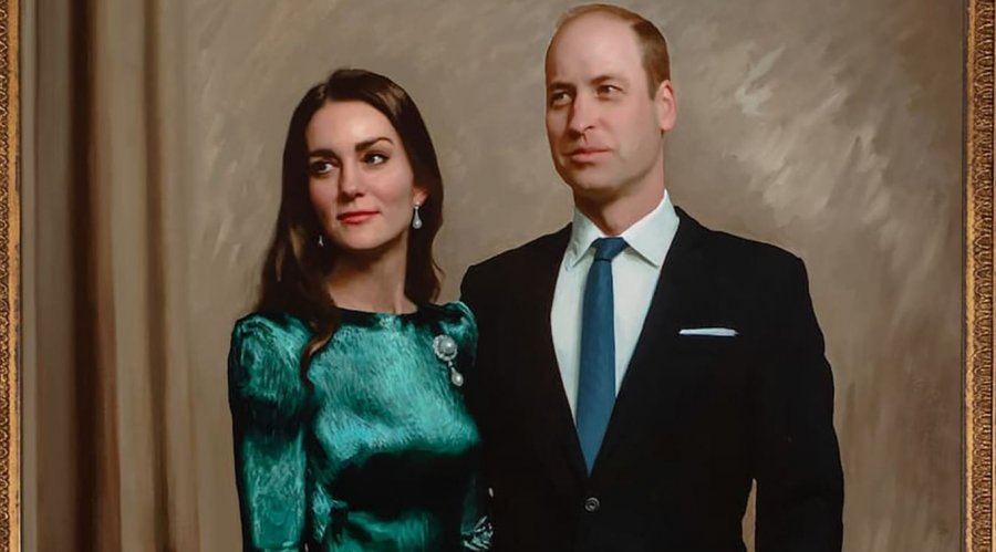 FOTO/ Zbulohet portreti i parë zyrtar i përbashkët i Princit William dhe Kate Middelton