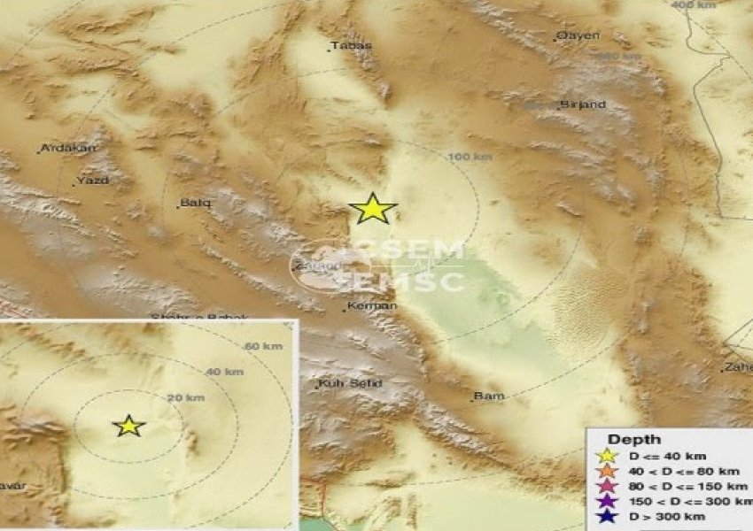 Tërmet i fortë në Iranin juglindor