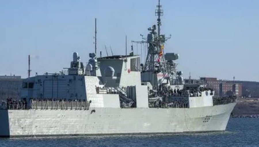 Përforcimi i krahut lindor të NATO-s, Kanadaja anije luftarake në Detin Baltik e Atlantikun Verior
