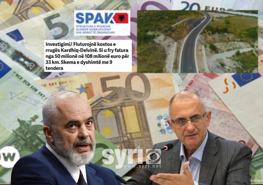 ‘108 milionë euro për 33 km’/ Vasili: Ndërkohë që rilindja plaçkit taksat e shqiptarëve, SPAK mbyll sytë