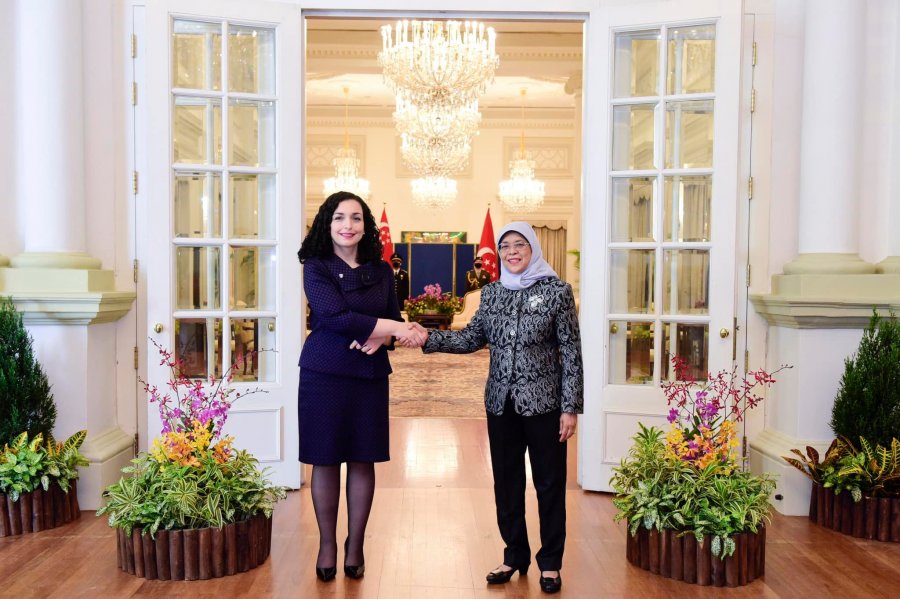 Osmani pritet nga Presidentja e Singaporit, gatishmëri e dyanshme për bashkëpunim