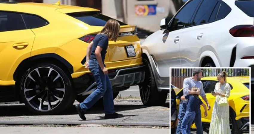 Djali 10-vjeçar i Ben Affleck përplas Lamborghini-n që drejtonte në Los Angeles në prani të aktorit dhe Jennifer