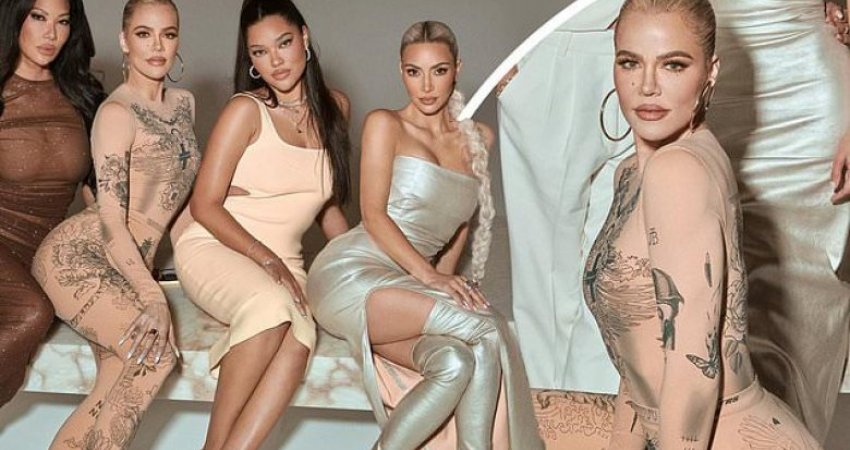 Khloe Kardashian tregon fizikun e saj të hollë e veshur me rroba të ngushta
