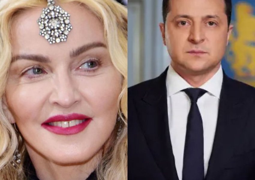Madonna del kundër Putin, presidenti Zelensky ‘e falënderon’ në mënyrën më të veçantë