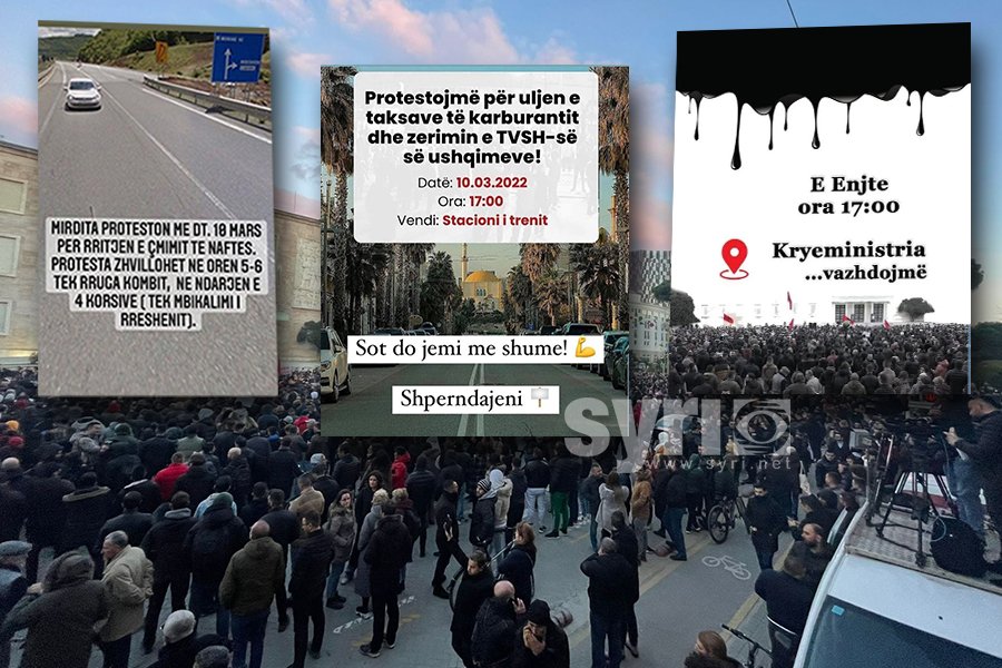 Çmimet në stratosferë/ Qytetarët kundër qeverisë, thirrje për grumbullime në Tiranë, Durrës, Mirditë....
