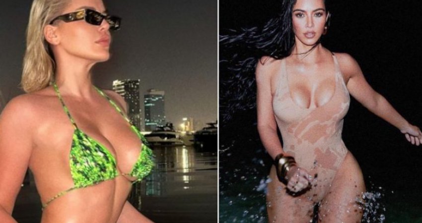 Kejvina Kthella publikon fotografi me bikini nga Dubai