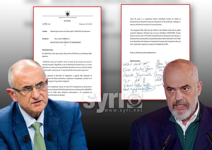 ‘Deklaratat e turpshme serboruse të Ramës’, Vasili: Dorëzohet në Parlament Mocioni për Debat Urgjent