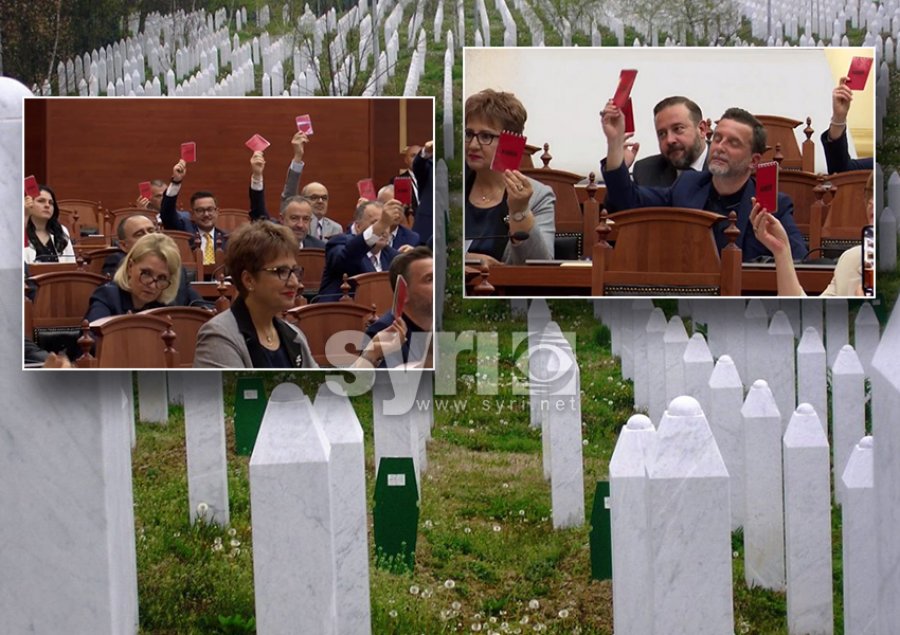 Kartonat e kuq të rilindjes si rivrasje e viktimave të Srebrenicës