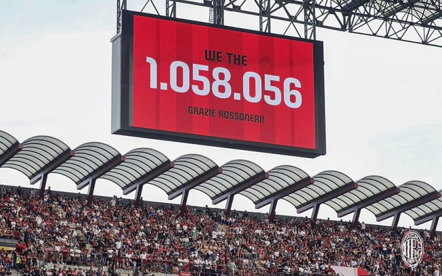 Milani mbush arkat, 40 milionë euro të ardhura nga biletat
