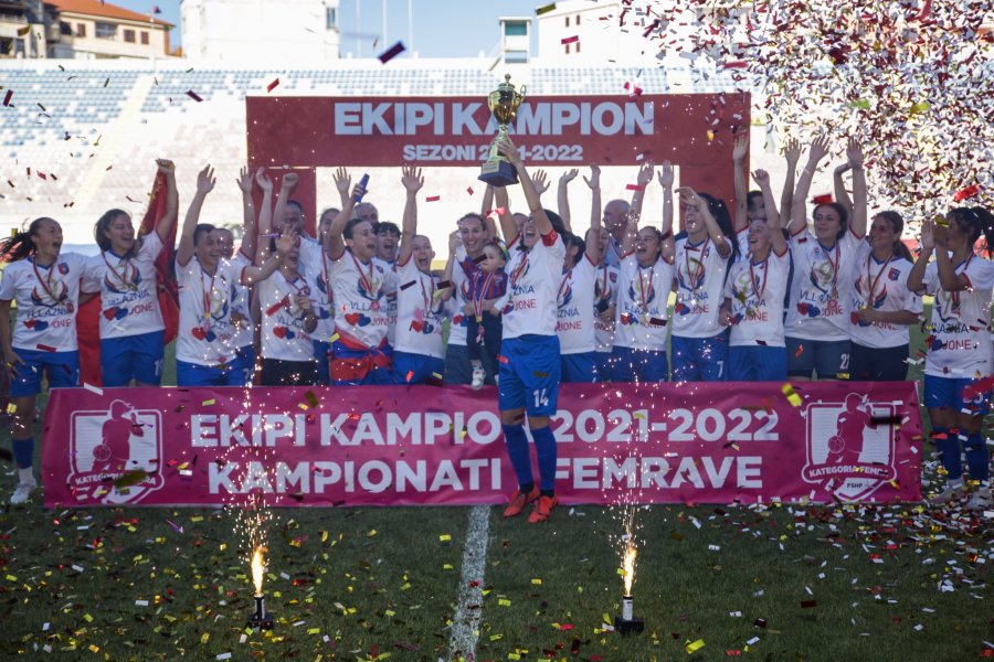 Kampionati i femrave/ Vllaznia shpallet kampione e Shqipërisë për herë të nëntë