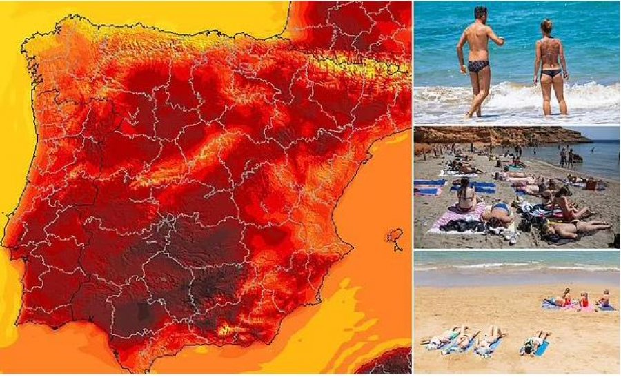 ‘Ferri’ do të zbresë në Spanjë, temperaturat do të arrijnë deri në 42 gradë Celsius
