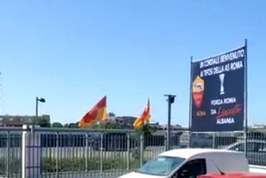 VIDEO/ Shqipëria mirëpret tifozët verdhekuq: ‘Forza Roma’