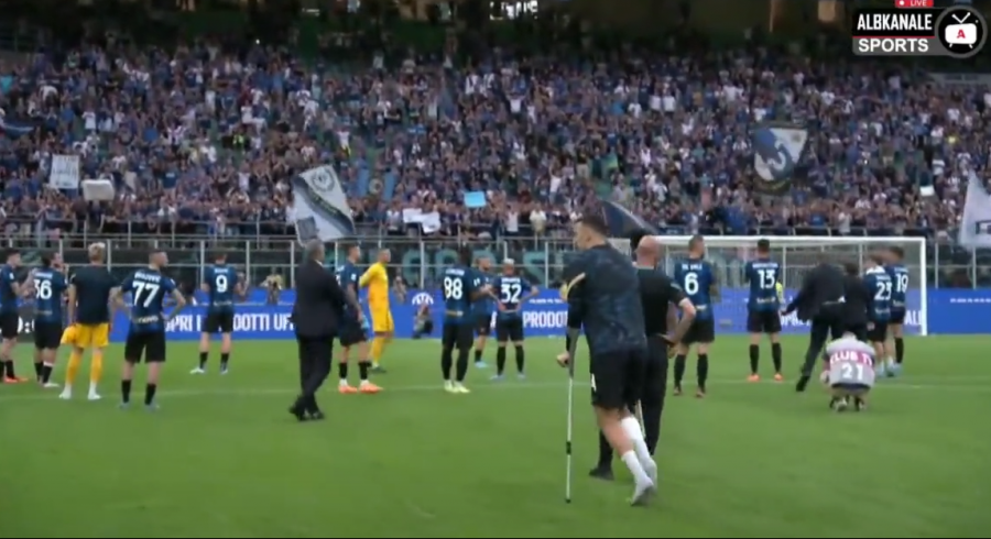 VIDEO/ Vendi i dytë për Interin, ja si e përjetuan zikaltrit në ‘San Siro’ humbjen e titullit