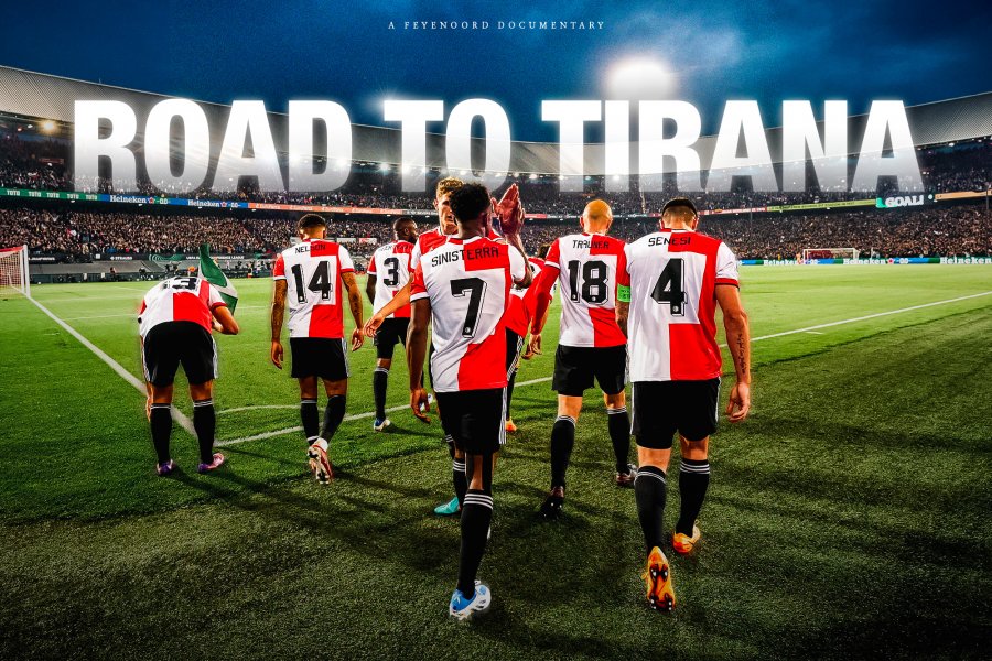 FOTO/ Trajneri i Feyenoordit zgjedh 23 lojtarët që do të vijnë në Tiranë për finalen me Romën