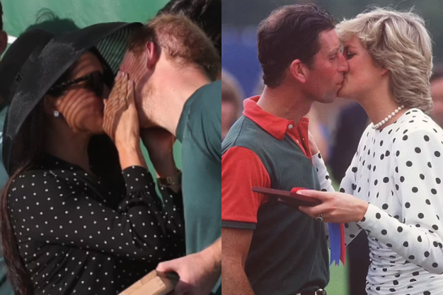 Po bën xhiron e rrjetit: Puthja e Meghan me Harry-n, krahasohet me puthjen e Dianës me princin Charles