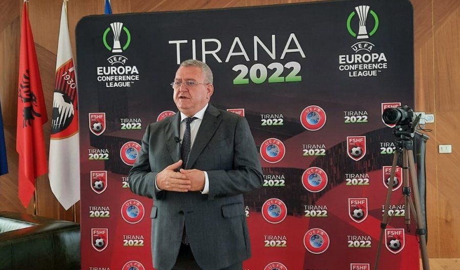 “UEFA & FSHF, punë madhore për finalen e UECL në Tiranë. Promovim për futbollin & Shqipërinë”