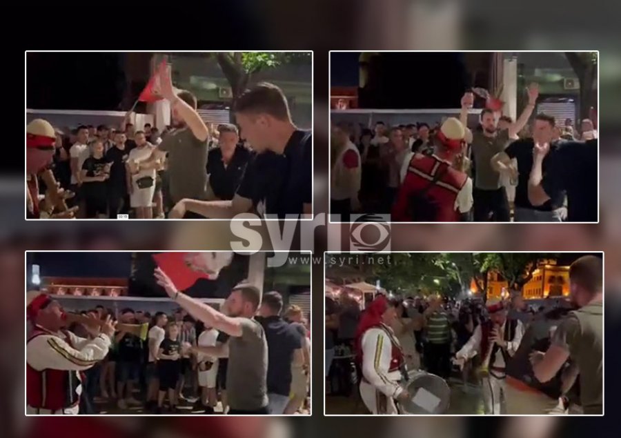 VIDEO/ Me birra në duar dhe duke u dëfryer, holandezët kërcejnë në tingujt e muzikës popullore shqiptare
