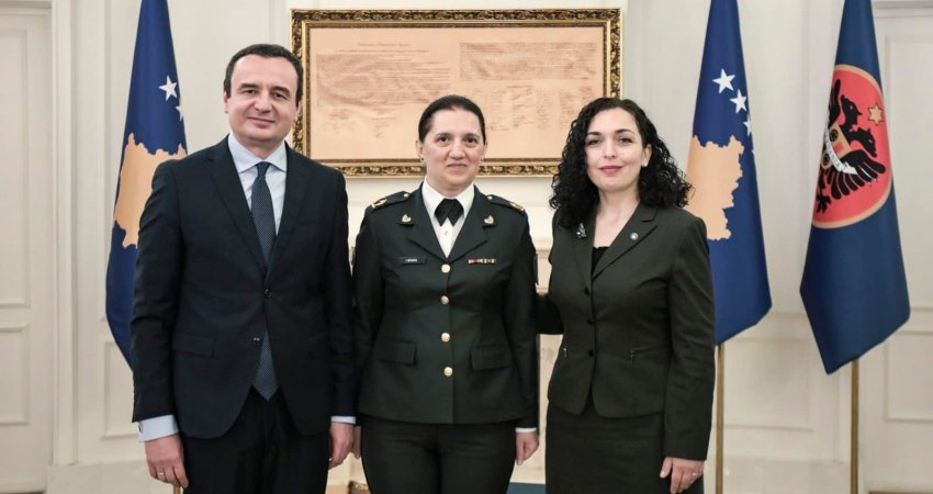 Emërimi i gjeneralmajores Spahiu, Kurti: Pjesëmarrja e grave në ushtri tejkalon vetvetën