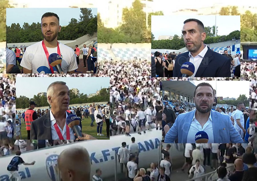VIDEO-SYRI TV/ Tirana ngre zyrtarisht trofeun, flasin protagonsitët në festën bardheblu