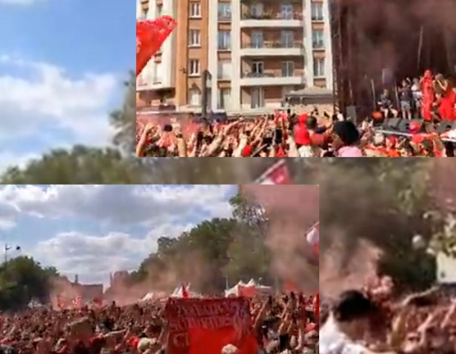 VIDEO/ Finalja e Champions League, këngëtarja shqiptare ndez atmosferën në Paris