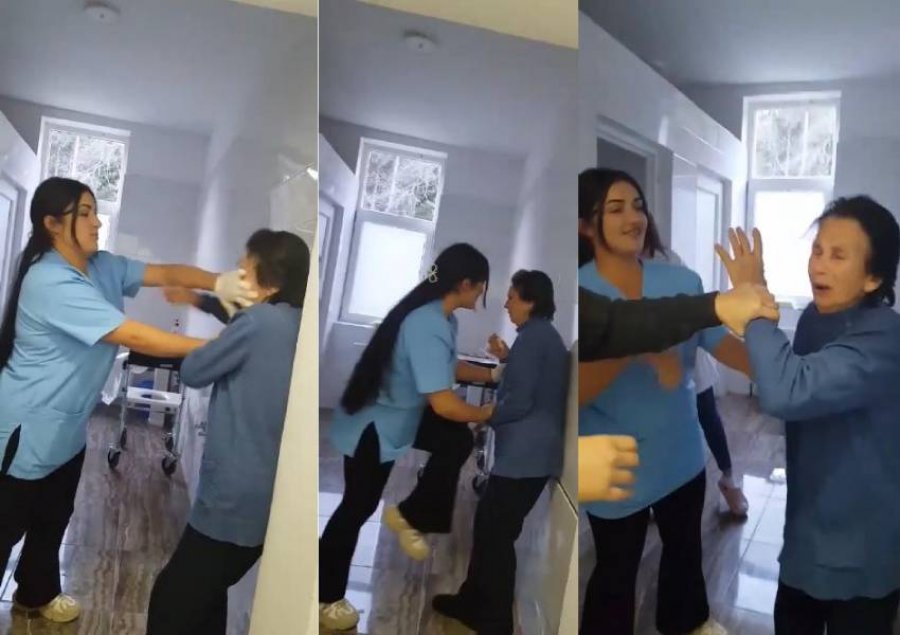 Kujdes, pamje të rënda! E moshuara rrihet brutalisht në një azil në Kosovë, arrestohen 2 punonjëse