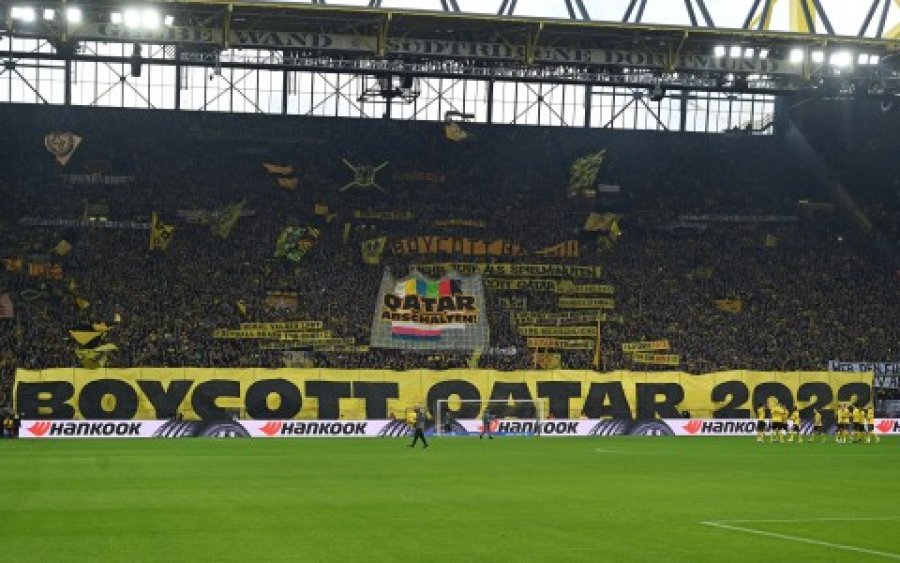 'Bojkotoni Botërorin e Katarit', tifozët e Dortmund i bashkohen atyre të Bayern