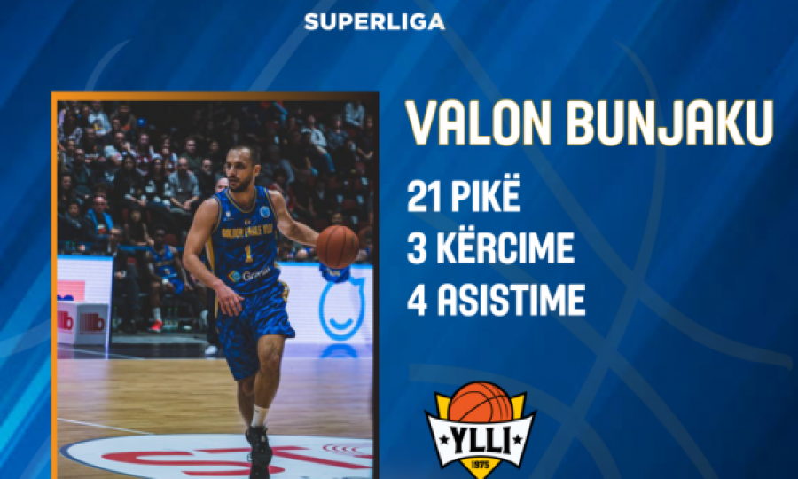 Valon Bunjaku, MVP i javës së nëntë në Superligë