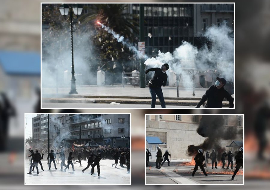 Paralizohet Greqia/ Grevë 24 orëshe kundër krizës ekonomike, qytetarët përleshen me policinë