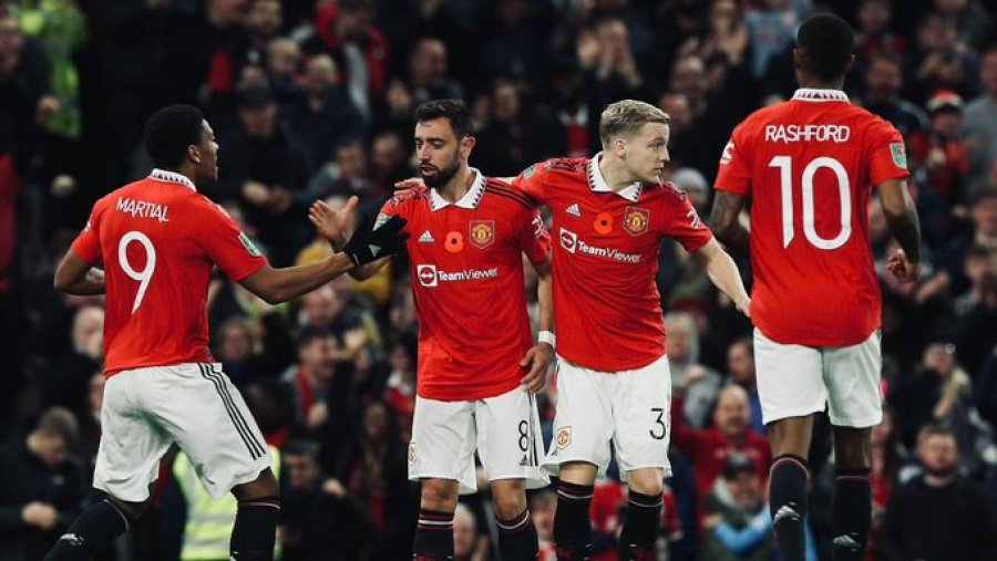 Dy herë në disavantazh, Manchester United përmbys Aston Villa në pjesën e dytë